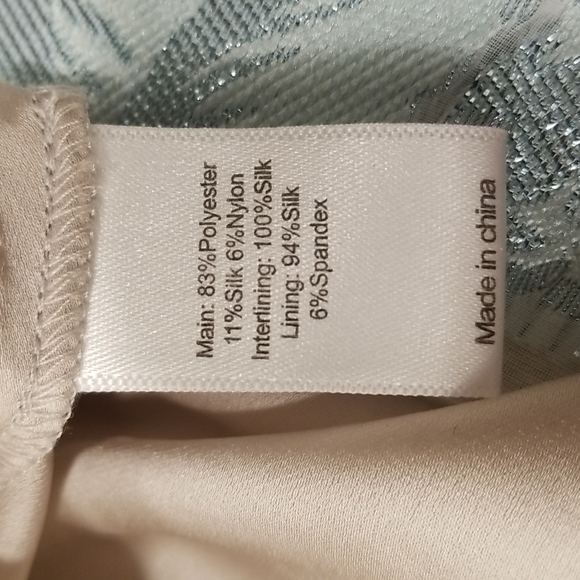 💕ST. JOHN💕 Formal High Waisted Jacquard Floral Embroidered Ball Skirt 10 NWOT - Picture 11 of 12